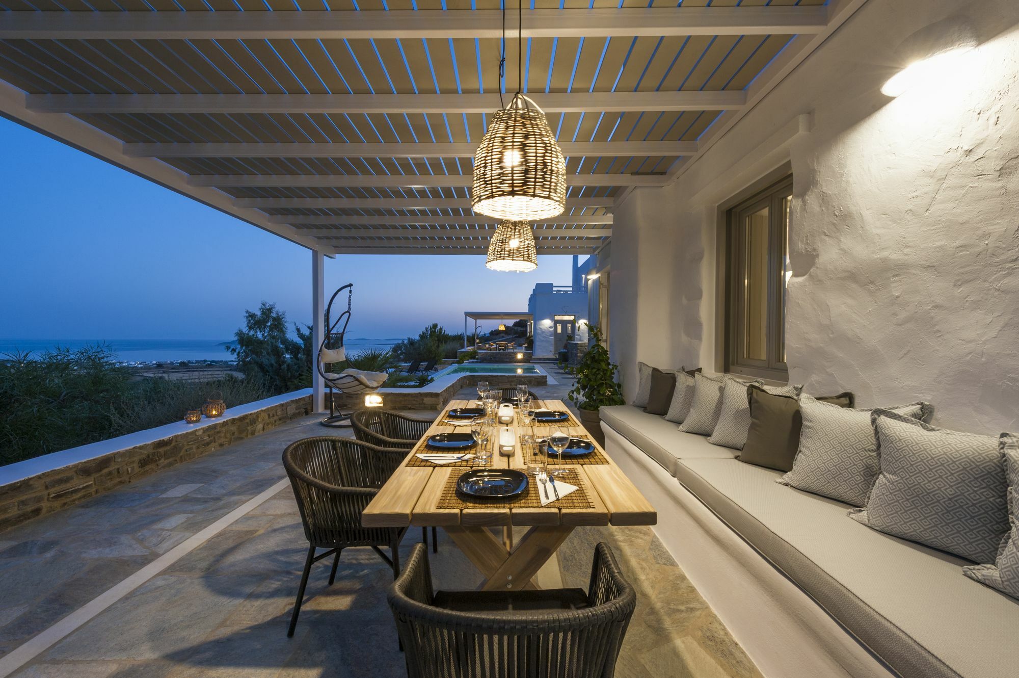 Niriides Luxury Villas Alikí Exterior foto